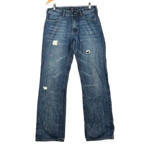 Von Dutch Mens Y2K Kustommade Originals Straight Leg Jeans 32X32 Distressed 3069